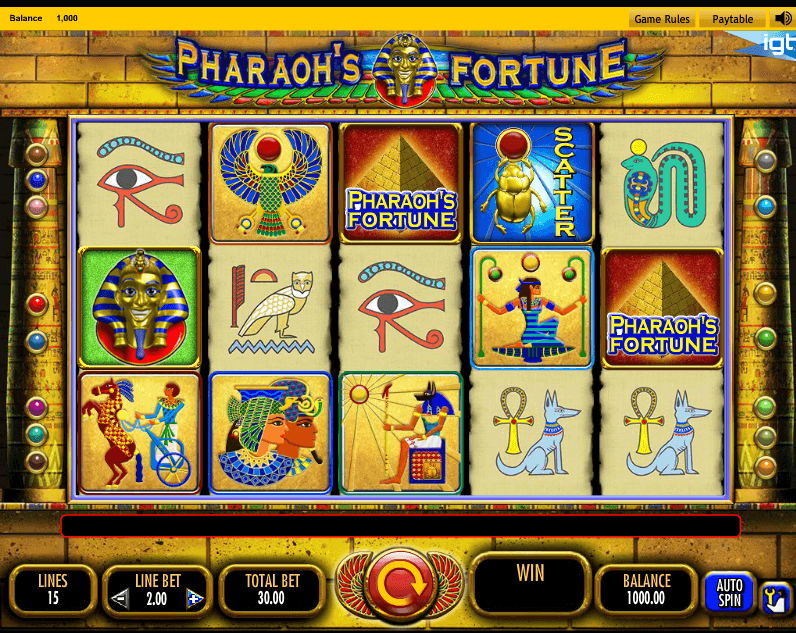 Pharaohs Slot Machines